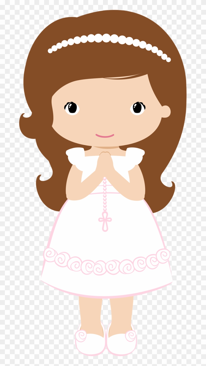 First Communion Girls Png Clipart #3756669