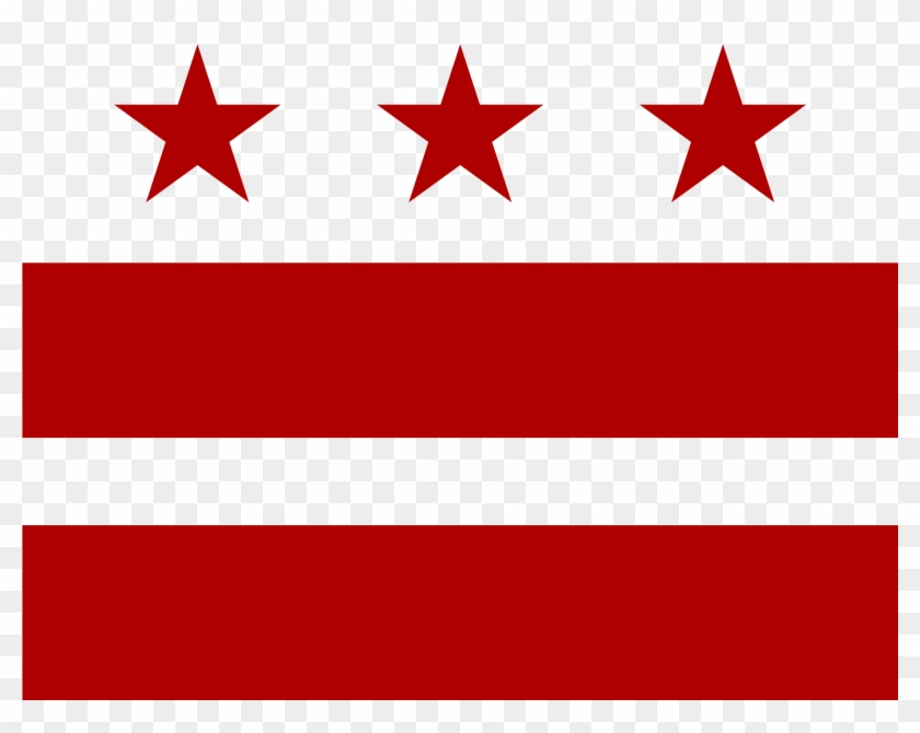 Dc - Washington Dc Flag Png Clipart