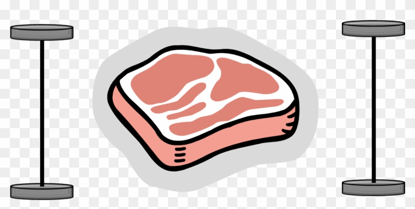 Meat Clipart Chip Free Collection - Fish And Meat Cartoon - Png Download #3756777