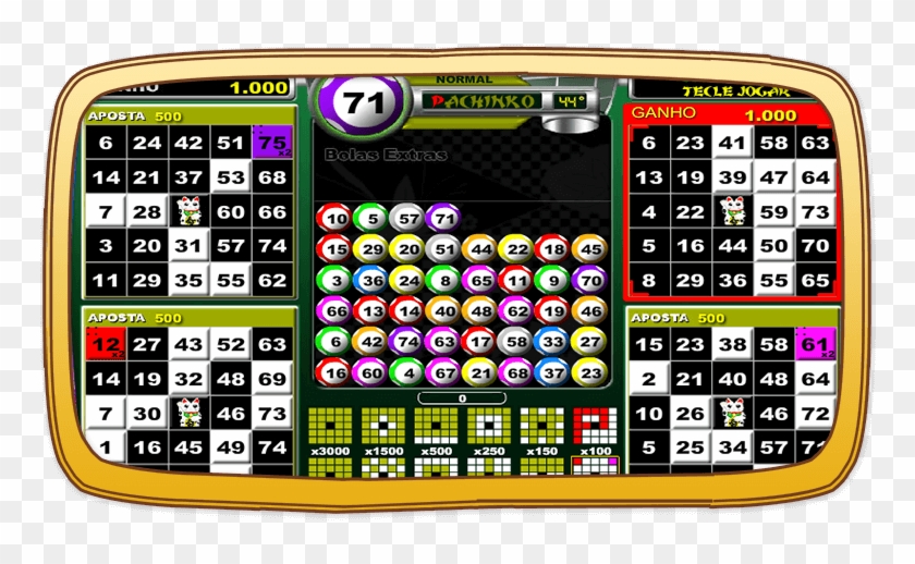 A Pachinko É Uma Máquina De Bingo Online Super Famosa - Mobile Phone Clipart