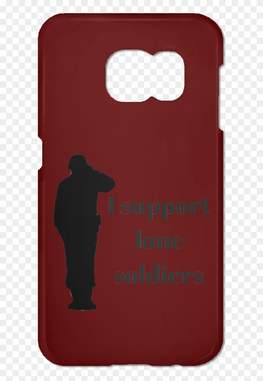 Samsung Galaxy S7 Phone Case- I Support Lone Soldiers - Mobile Phone Clipart
