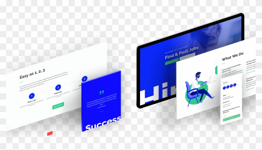 A Designer & Developer Making The Web A Better Place - Website Design Pc Png Clipart