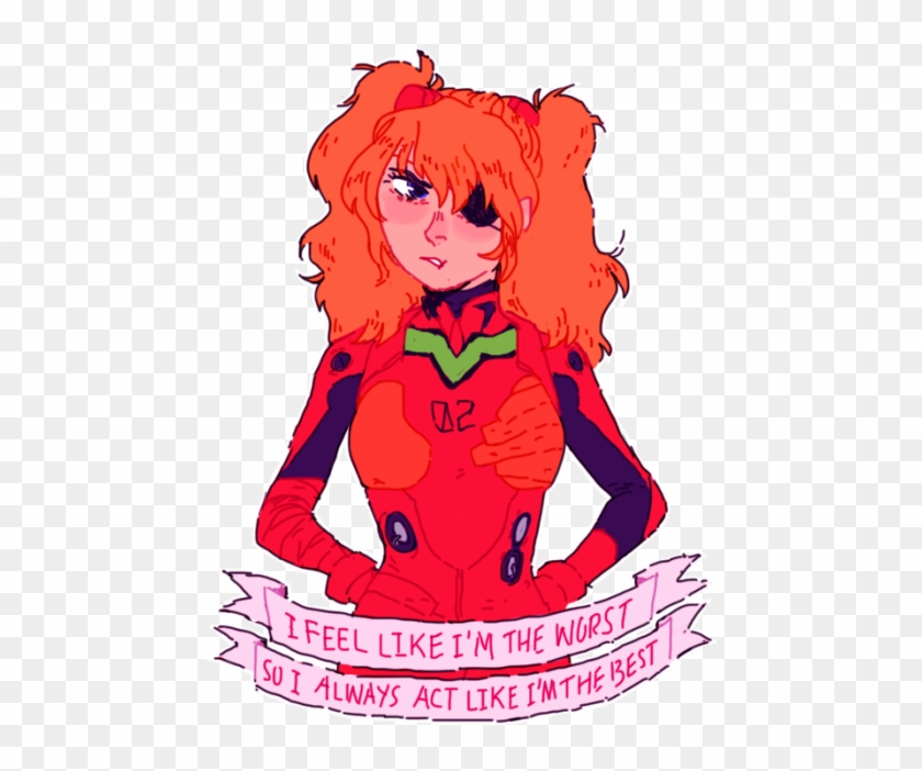Asuka Langley Shikinami On Tumblr - Cartoon Clipart