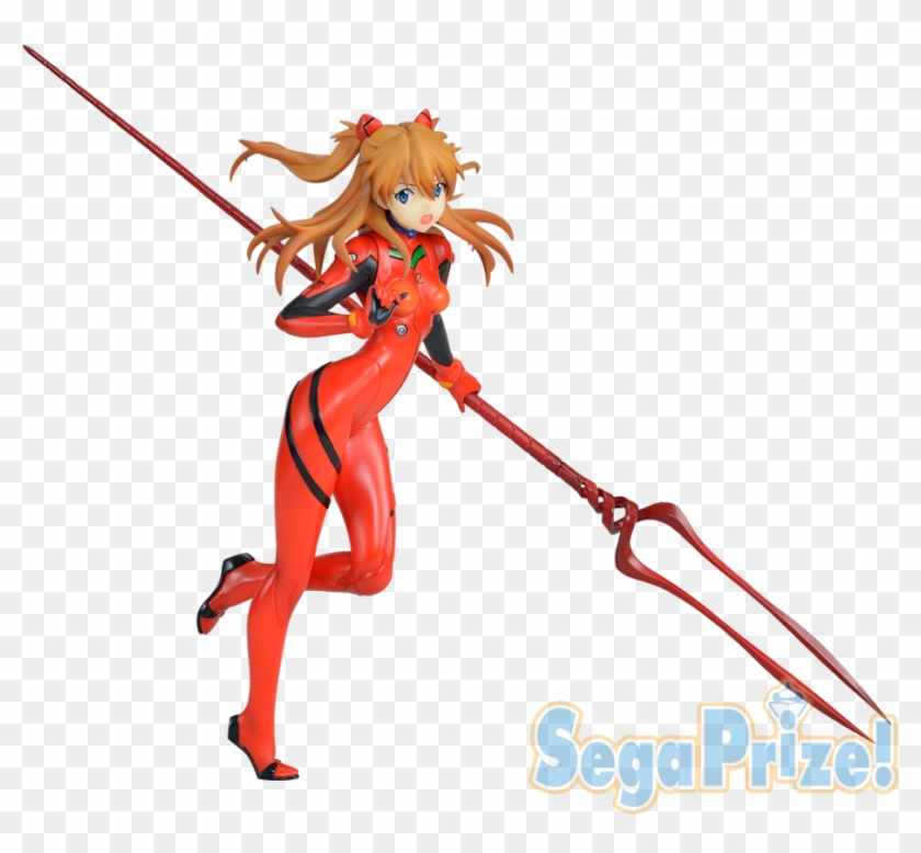 Pm Figure Sega Prize Souryuu Asuka Langley Longinus - Asuka Langley Soryu Lance Of Longinus Clipart