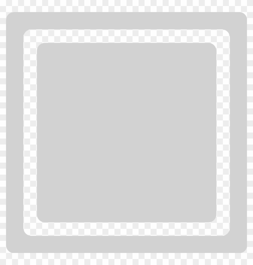File - Gray Checkbox-unchecked - Svg - Check Box White Png Clipart