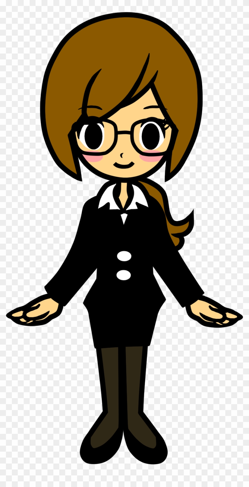 View Chibi Assistant , - Rhythm Heaven Mc Adore Clipart