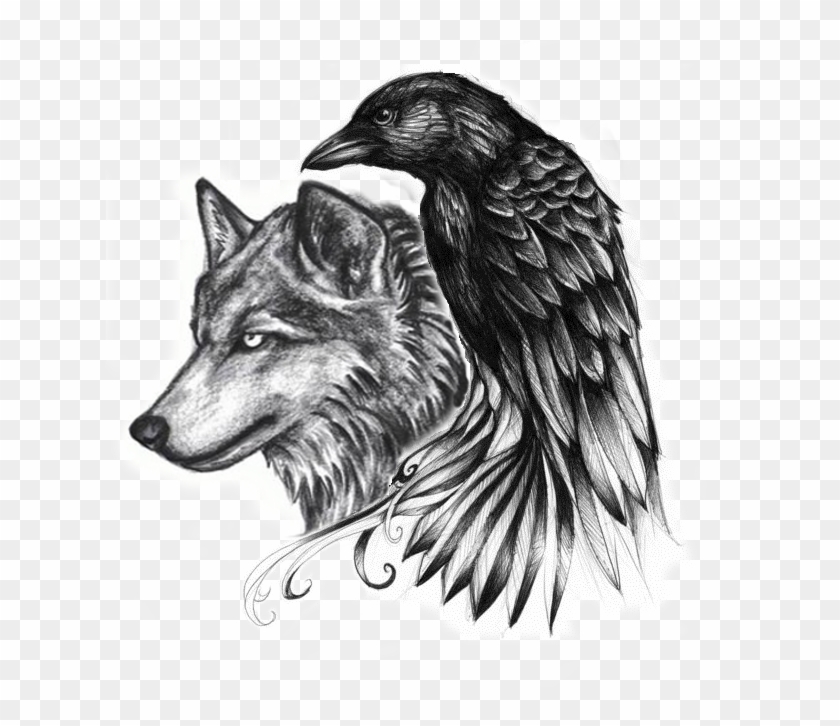 Drawing Tattoo Back - Transparent Wolf Tattoo Png Clipart