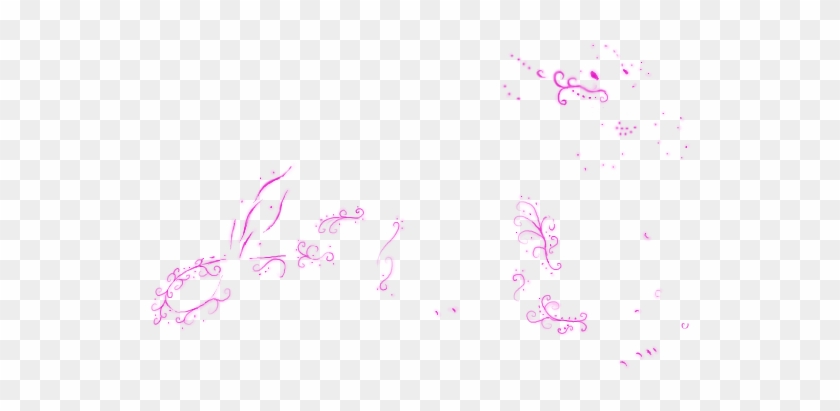 Pink Tattoo, Pink - Calligraphy Clipart