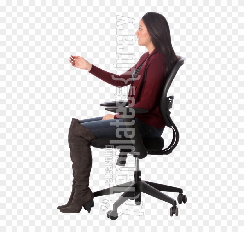 Explaining, Talking, Gesturing, Communication, Conversation, - Office Chair Clipart