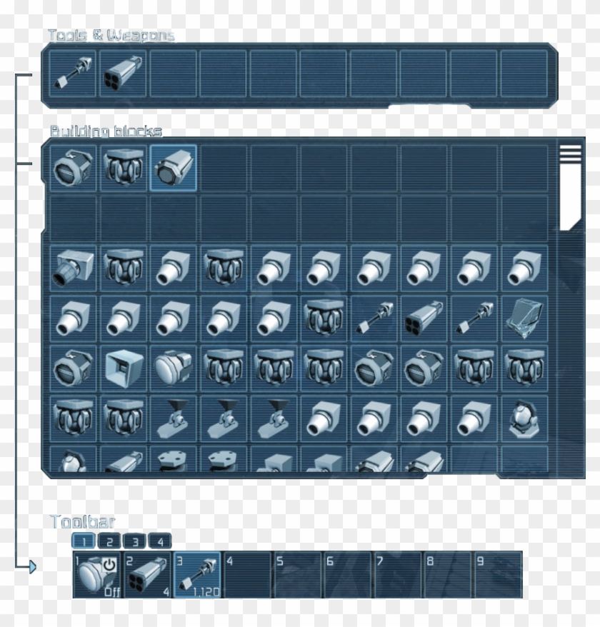 Tool Bar Config Menu Space Engineers Block Icons Clipart (3759473
