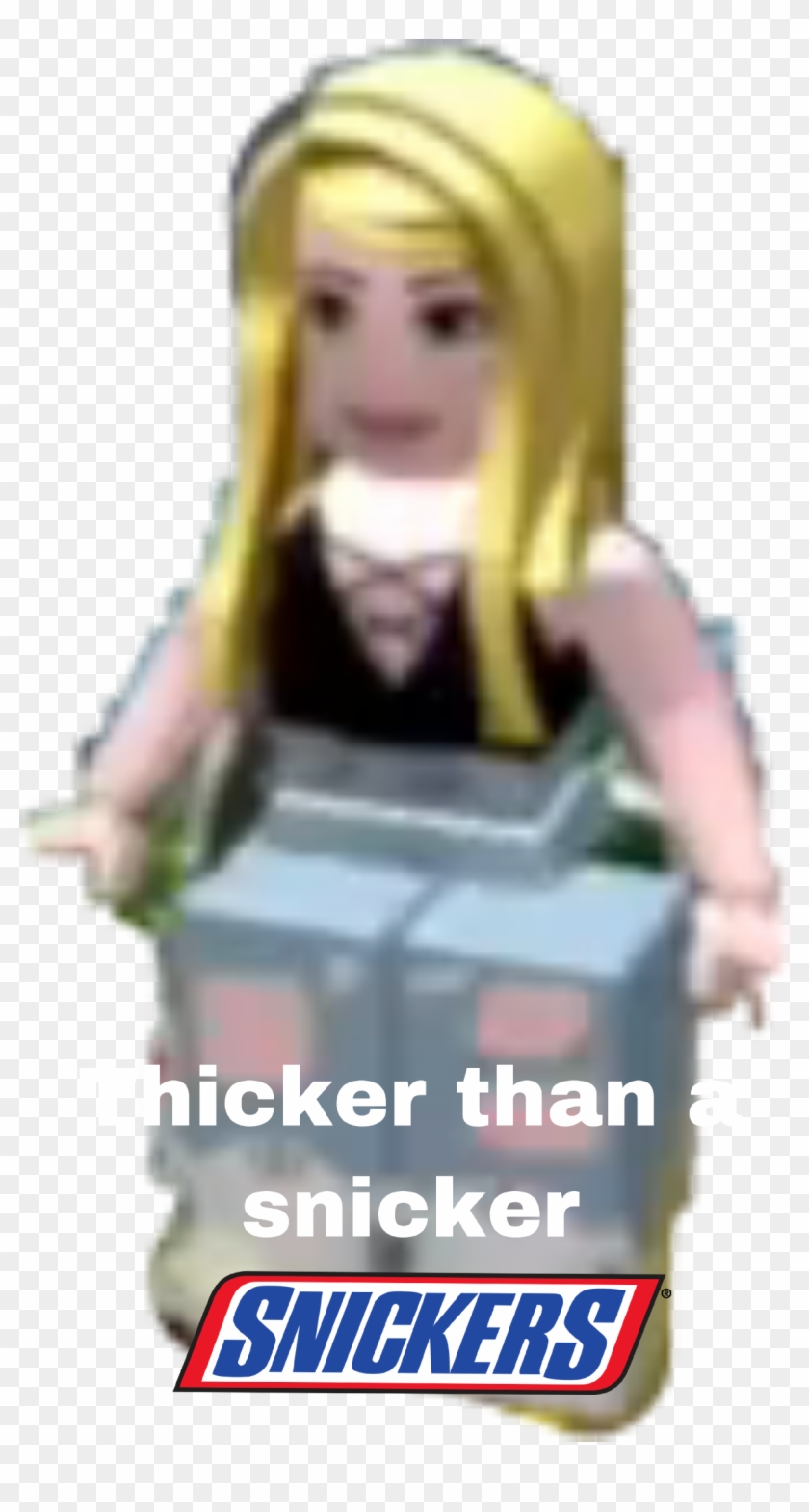 Thicker Than A Snicker - Cartoon Clipart