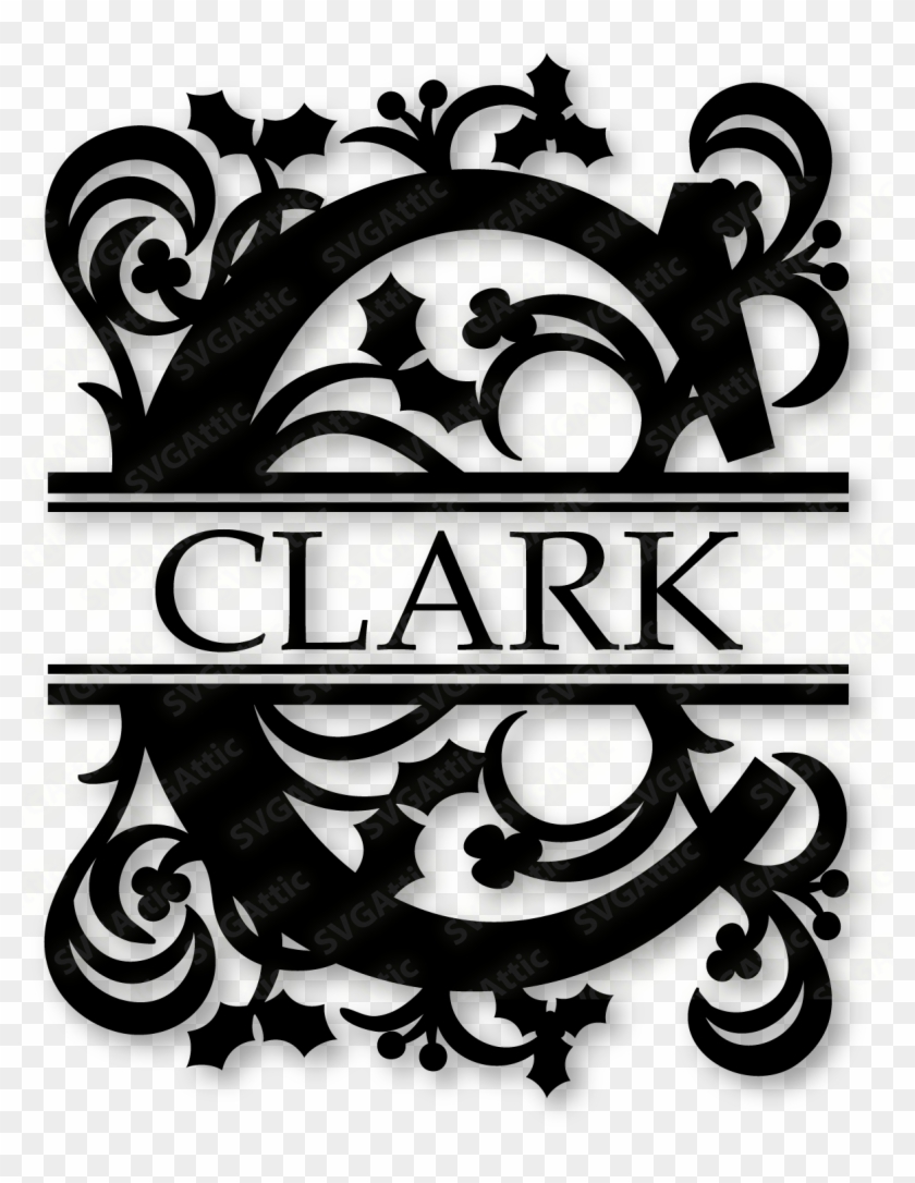 Monogram Letter C Png - Letter C Split Monogram Clipart