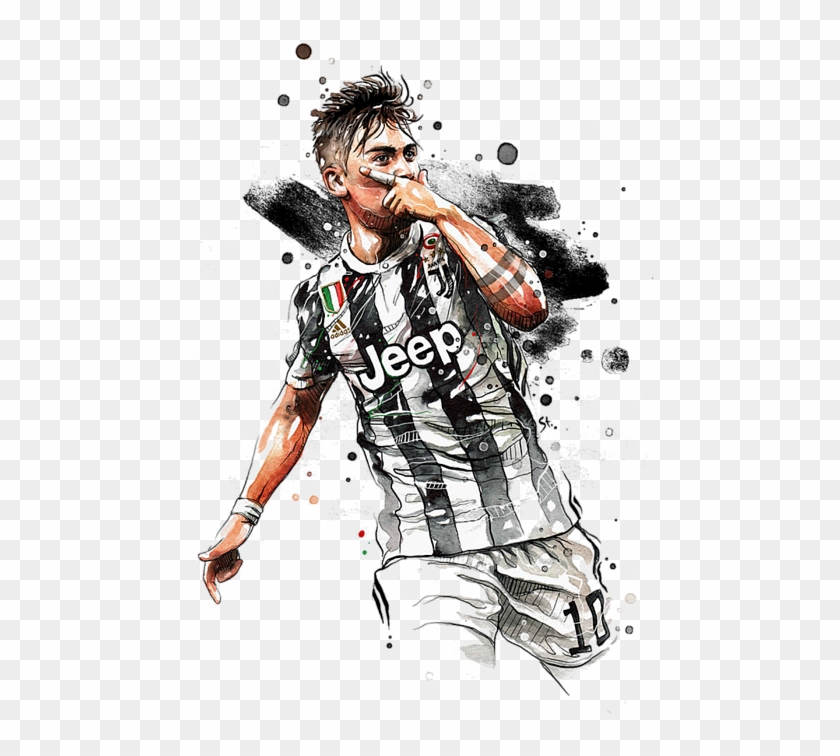 Bleed Area May Not Be Visible - Paulo Dybala Art Clipart #3759902