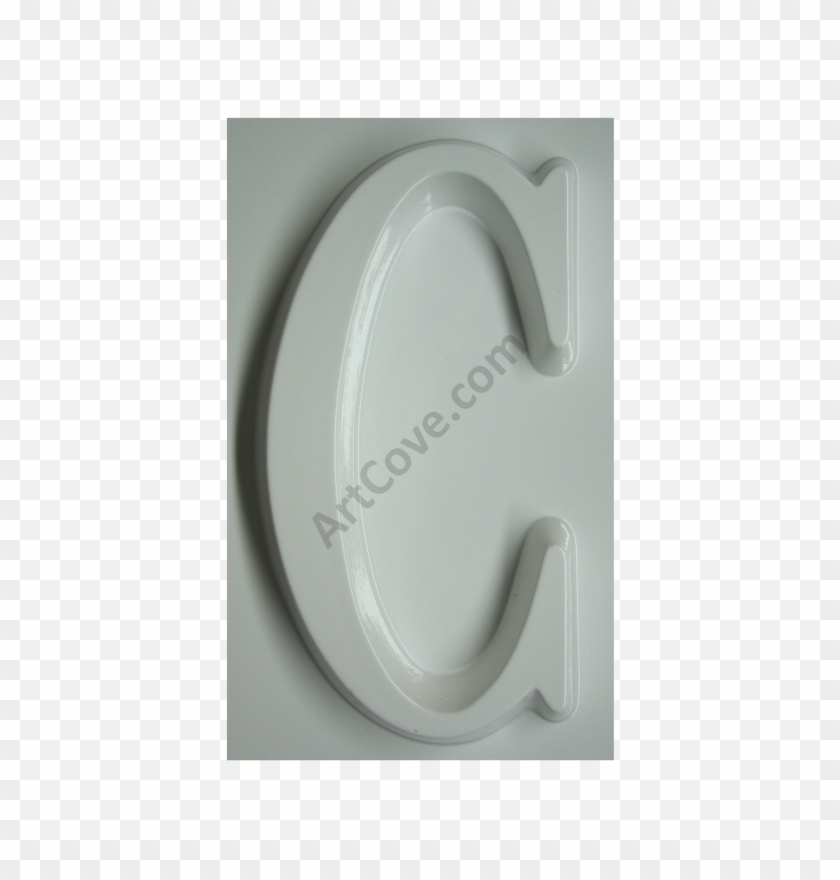Letter C Plaster Mold - Circle Clipart #3760178