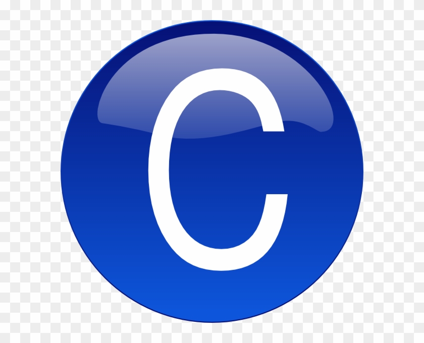 Image Transparent Download Blue Clip Art At Clker Com - Blue C Clipart - Png Download