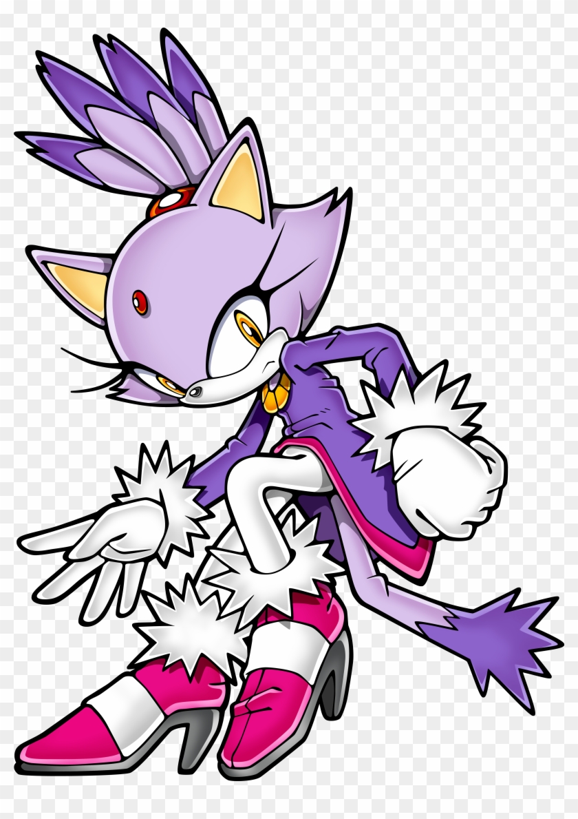 New Blaze Pose - Blaze The Cat Clipart #3760688