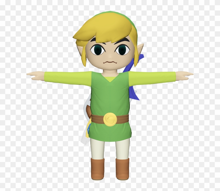 Download Zip Archive - Toon Link T Pose Clipart #3760919