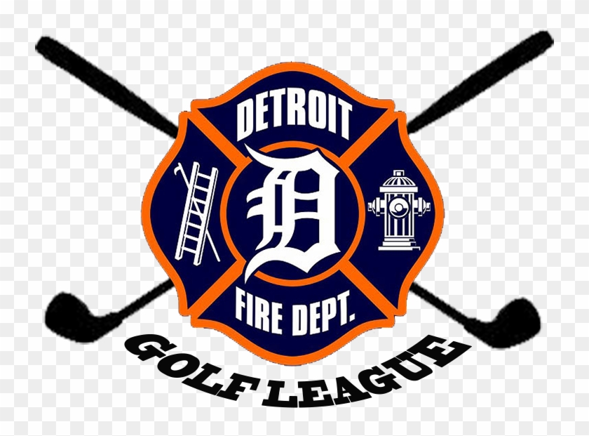 Dfd Golf League Logo Png Cropped - Detroit Fire Department Logo Clipart