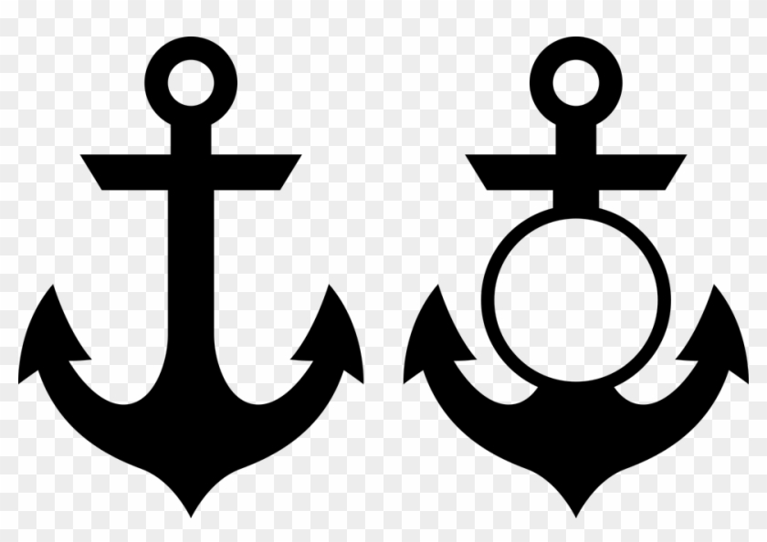 Ancla, Náutica, Marco, Monograma Marco, Barco, Mar - Transparent Anchor Clipart - Png Download