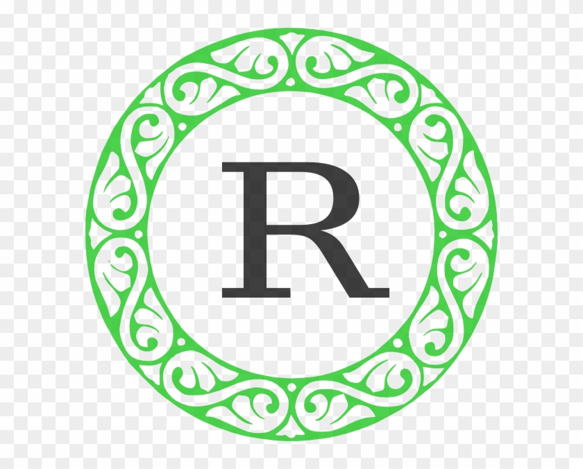 Monogram R Clip Art - Letter L In A Circle - Png Download