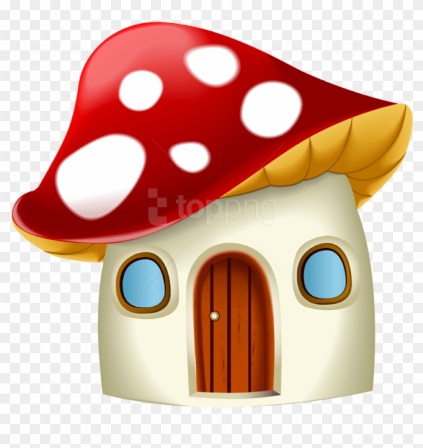 Download House Cartoon Photo - Smurf House Png Clipart #3762233