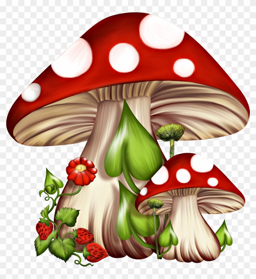 Mushroom Clipart Realistic - Mushroom Clip Art - Png Download #3762273