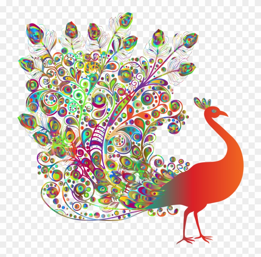 Bird Indian Peafowl Drawing - Peacock Profile Clipart