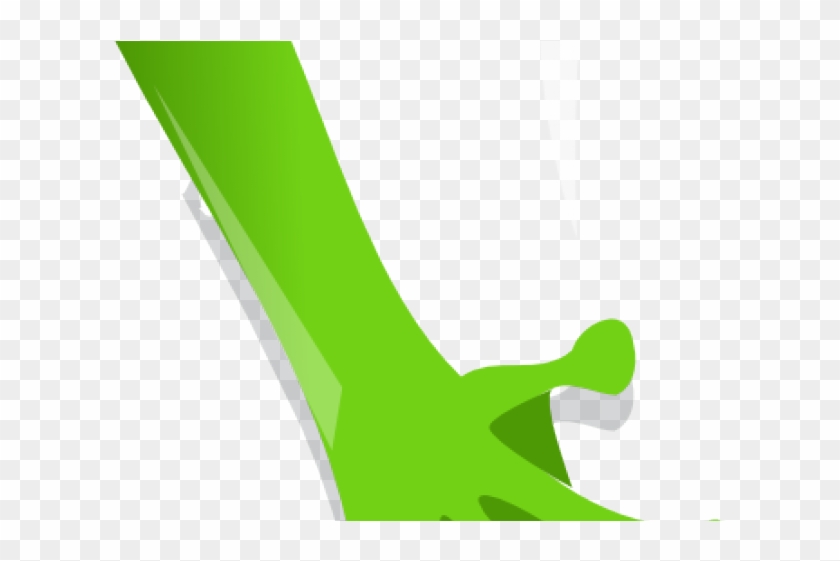 Alien Arm Cliparts - Frog Hand Clipart Png Transparent Png