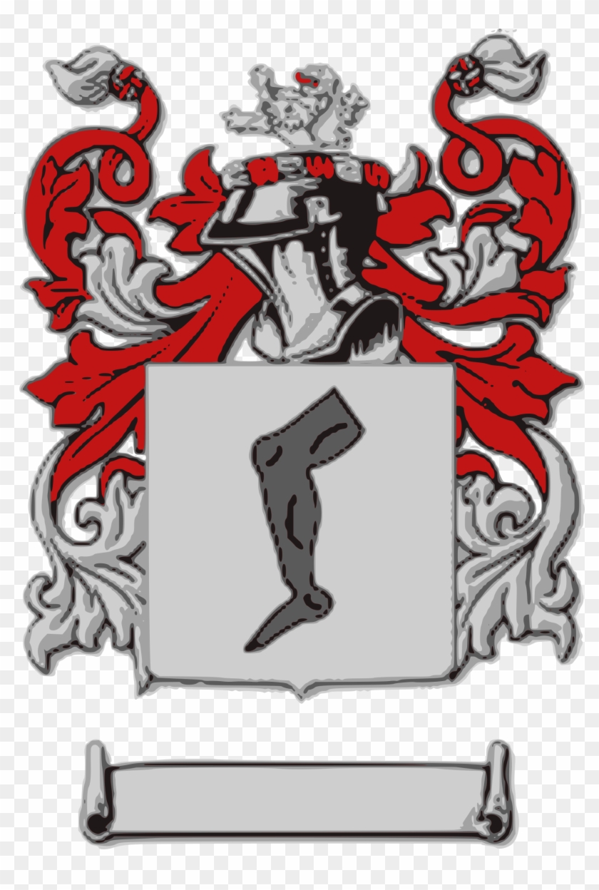 Falcon Clipart Coat Arm - Family Crest - Png Download