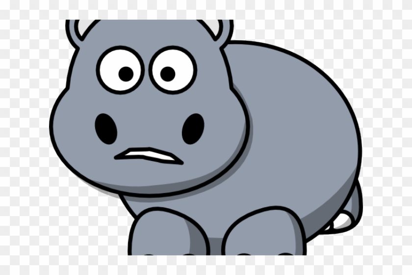 Graphic Transparent Library Free On Dumielauxepices - Cute Hippopotamus Clip Art - Png Download