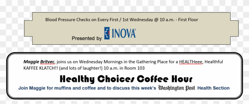 Health Events - Inova Health System Clipart