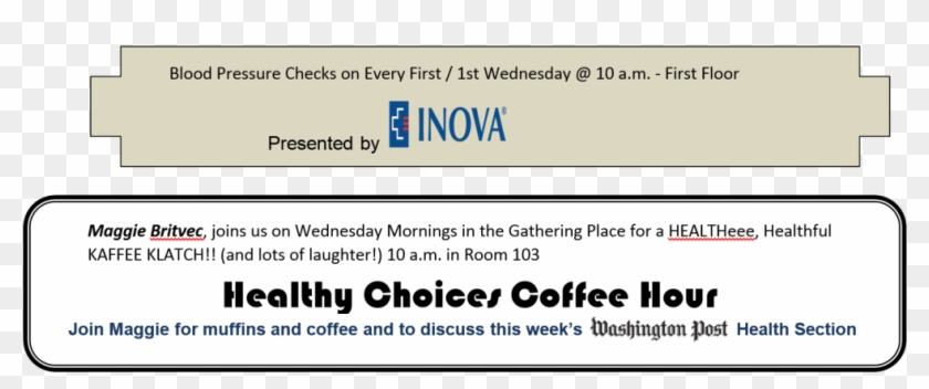 Health Events - Inova Health System Clipart #3764153