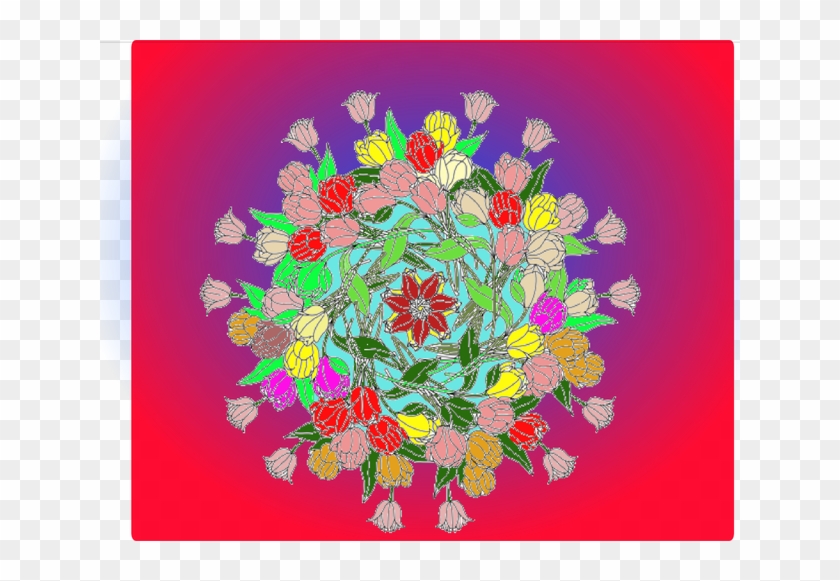 Flor-lista - Motif Clipart