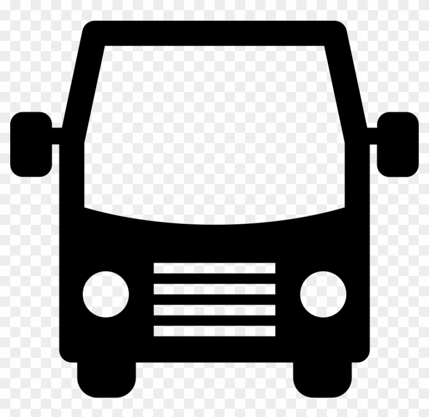 Bus Front Comments - Bus Front Icon Png Clipart #3764471