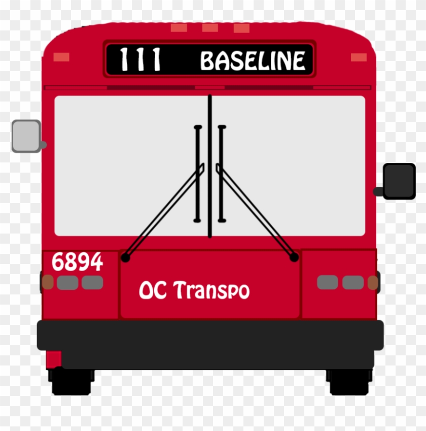 Don't Talk To Strangers - Oc Transpo Bus Png Clipart
