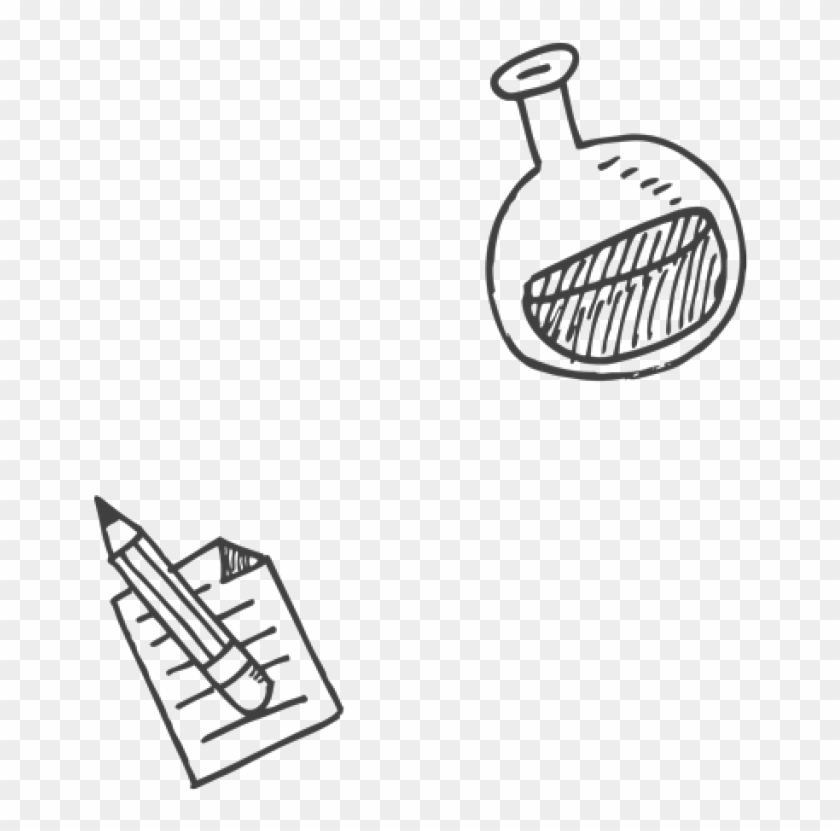Pencil Png - Line Art Clipart #3764780