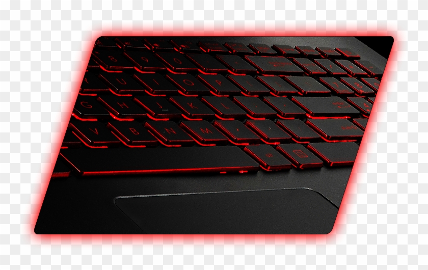 The G Series Sports A Red-backlit Chiclet Keyboard - Input Device Clipart