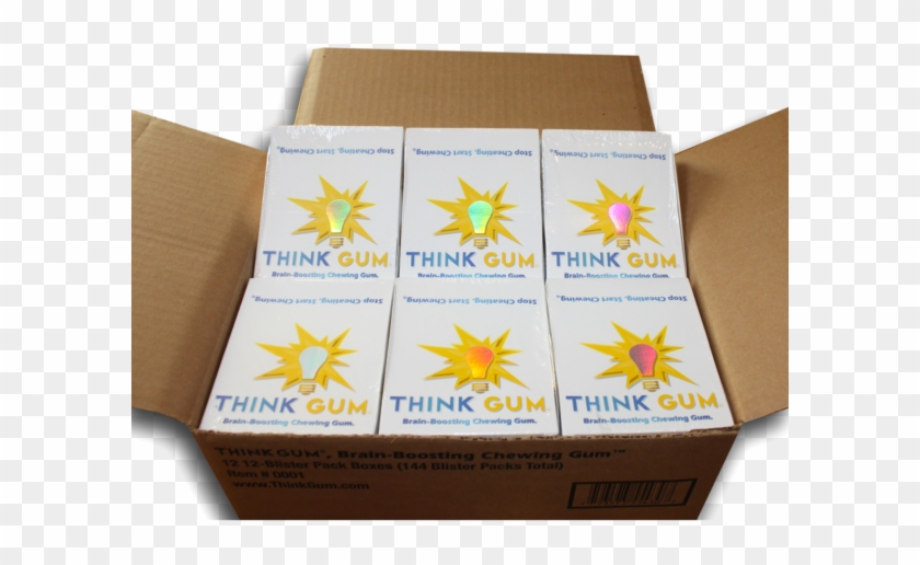Think Gum Case Square - Box Clipart #3764873