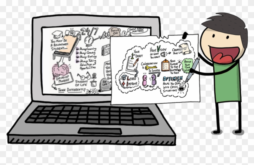 Laptop Doodle Clipart