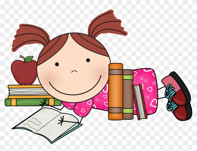 Scrappin Doodles School Clipart School - Scrappin Doodles Reading Clip Art - Png Download #3765188