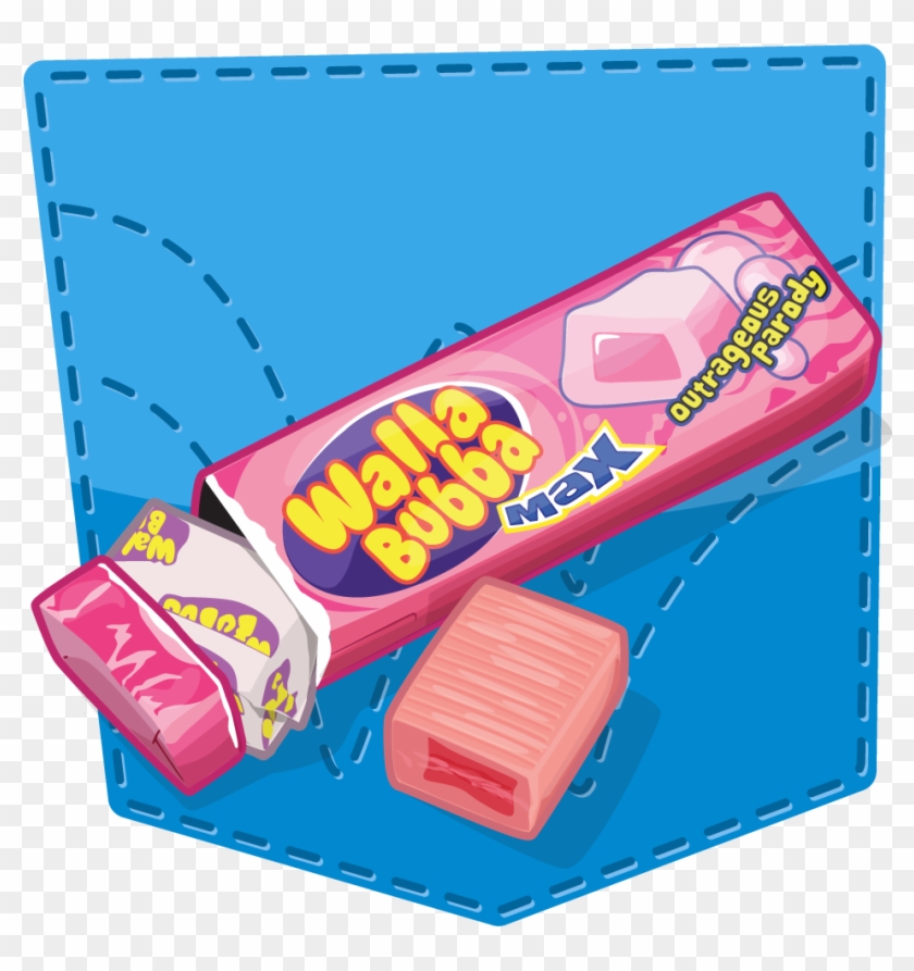 Chewing Gum - Snack Cake Clipart #3765406