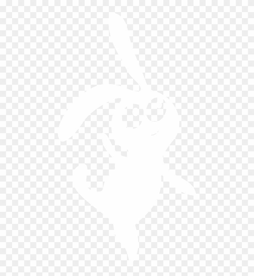 White Rabbit With Mouth - Illustration Clipart #3765439