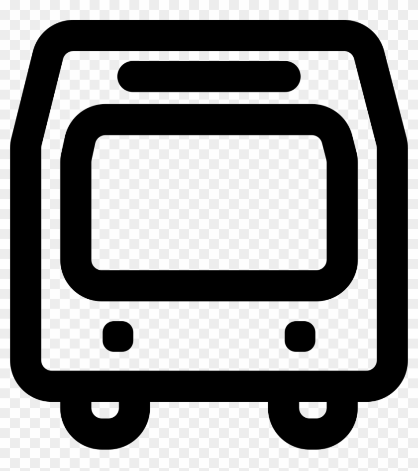 Bus Front Png - Metro Outline Clipart #3765554
