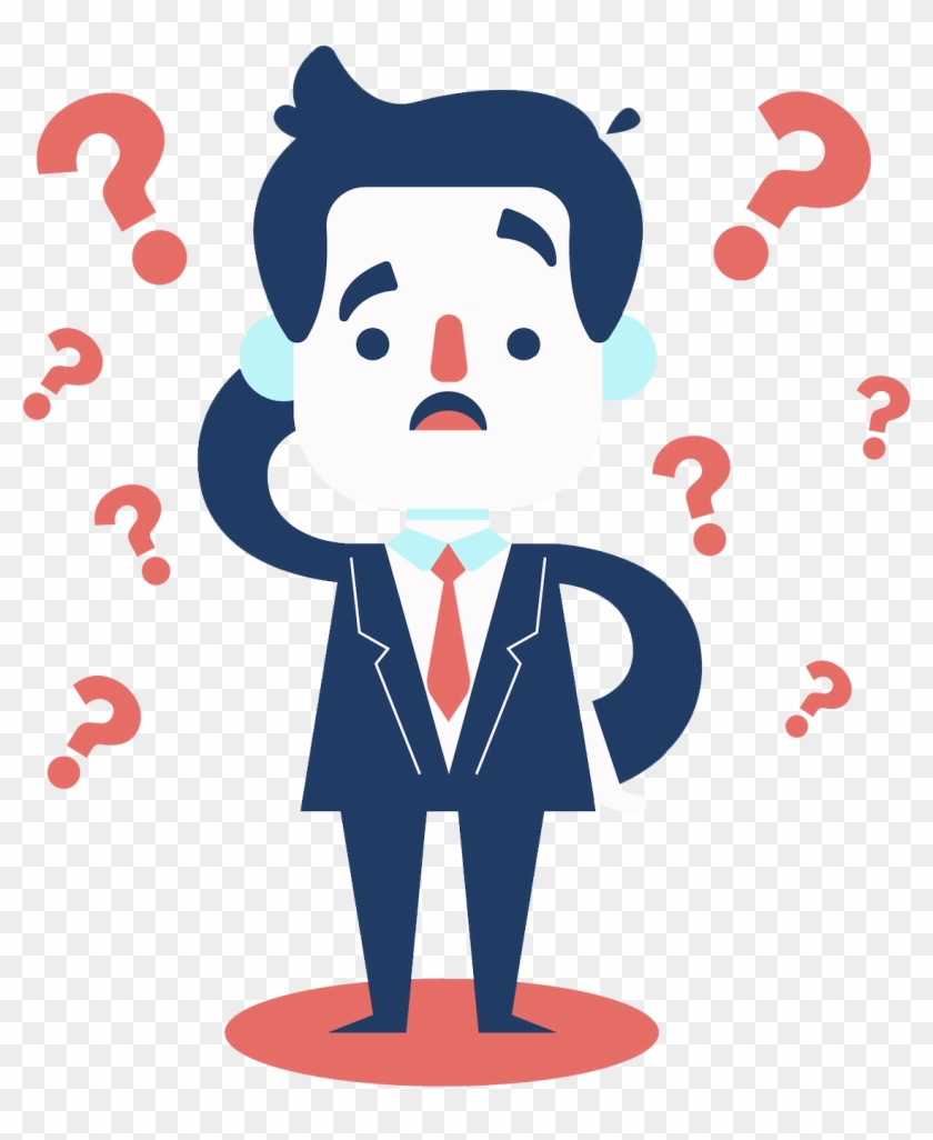 Questions Suit Guy - Question Man Png Clipart #3765582