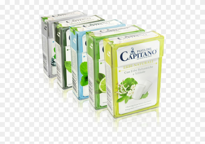 Gum, With Fluorine And Xylitol, Supports Optimal Oral - Pasta Del Capitano Clipart #3765612