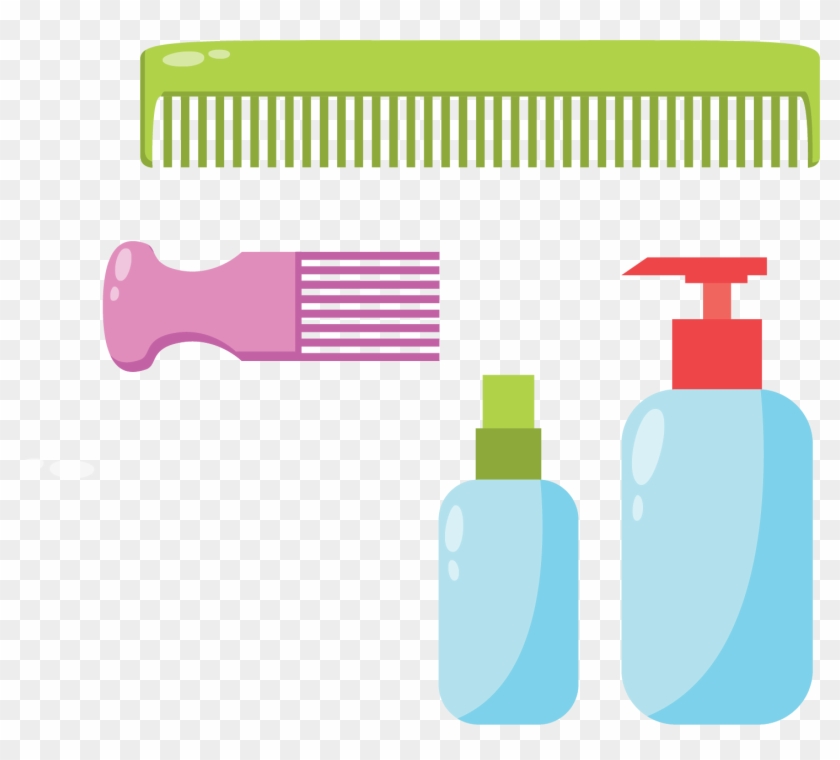 Comb, Graphic Design, Shampoo, Text, Brand Png Image - Shampoo Animado Png Clipart