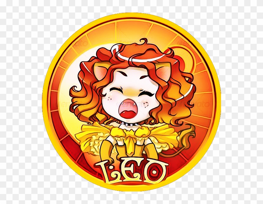 Leo Sticker - Leo Zodiac Sign Clipart #3765976