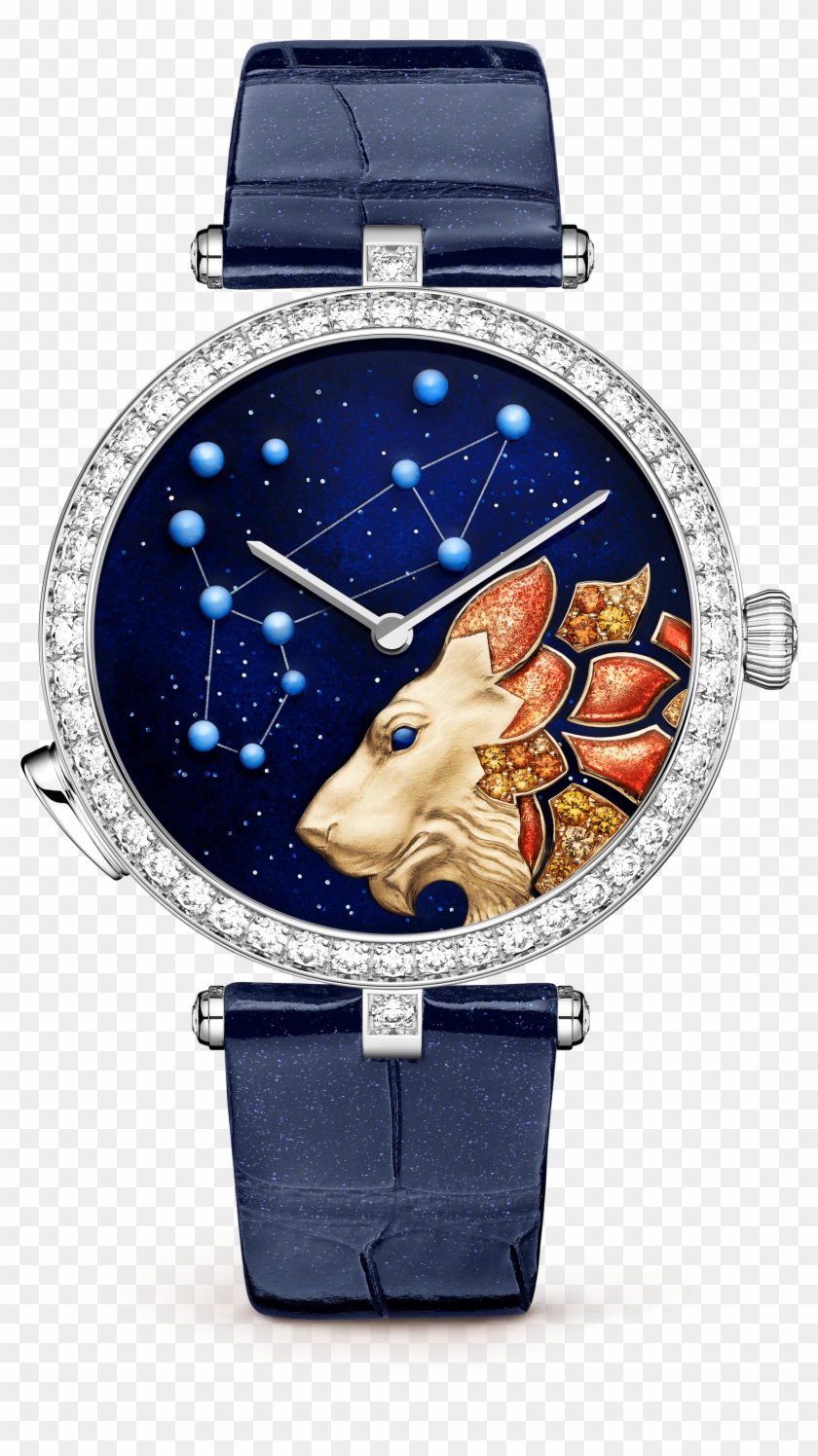 Lady Arpels Zodiac Lumineux Leo Watch - Van Cleef And Arpels Lion Clipart