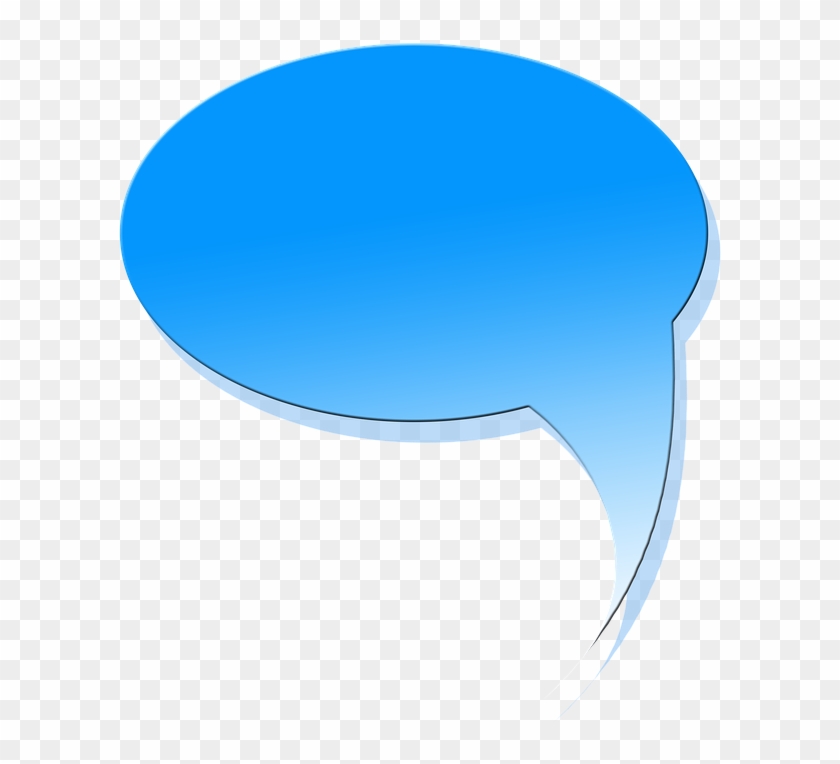 Burbuja, Debate, Globo, Comunicación, Cómic, Idioma - Balão De Fala Azul Png Clipart #3766100