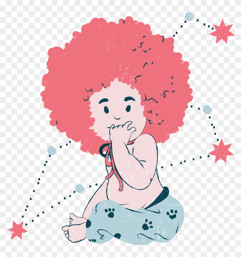 05 Zodiac Babies Leo - Illustration Clipart #3766177